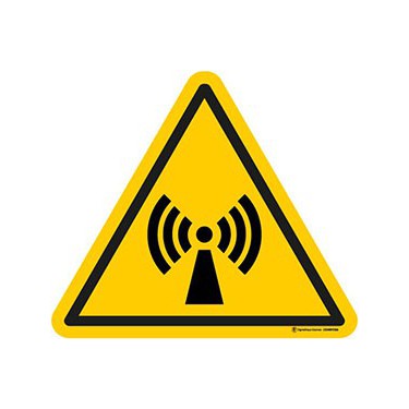 Panneau Danger radiations non ionisantes ISO 7010 W005