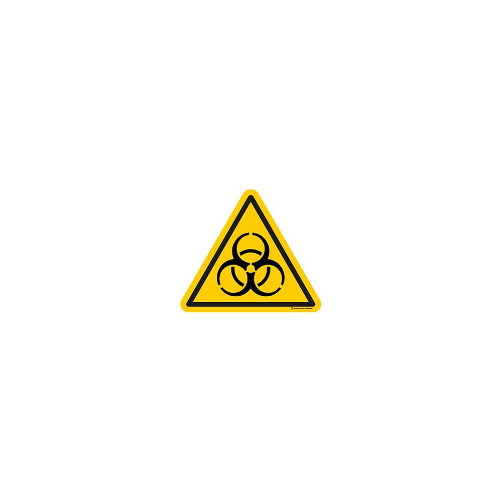 Panneau Danger risque biologique ISO 7010 W009
