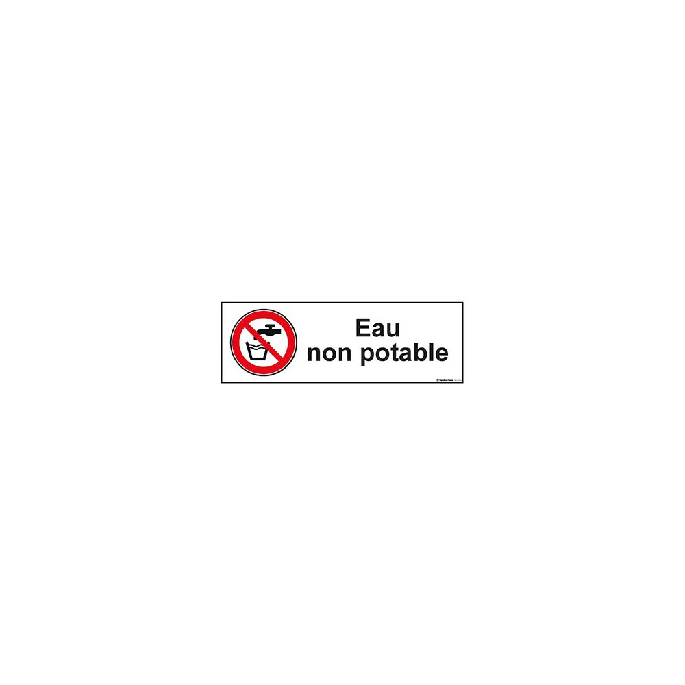 Panneau Eau non potable ISO 7010 P005
