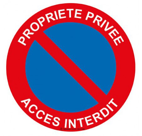 Panneau Propriété Privée | Signalétique externe | OZC Signalétique