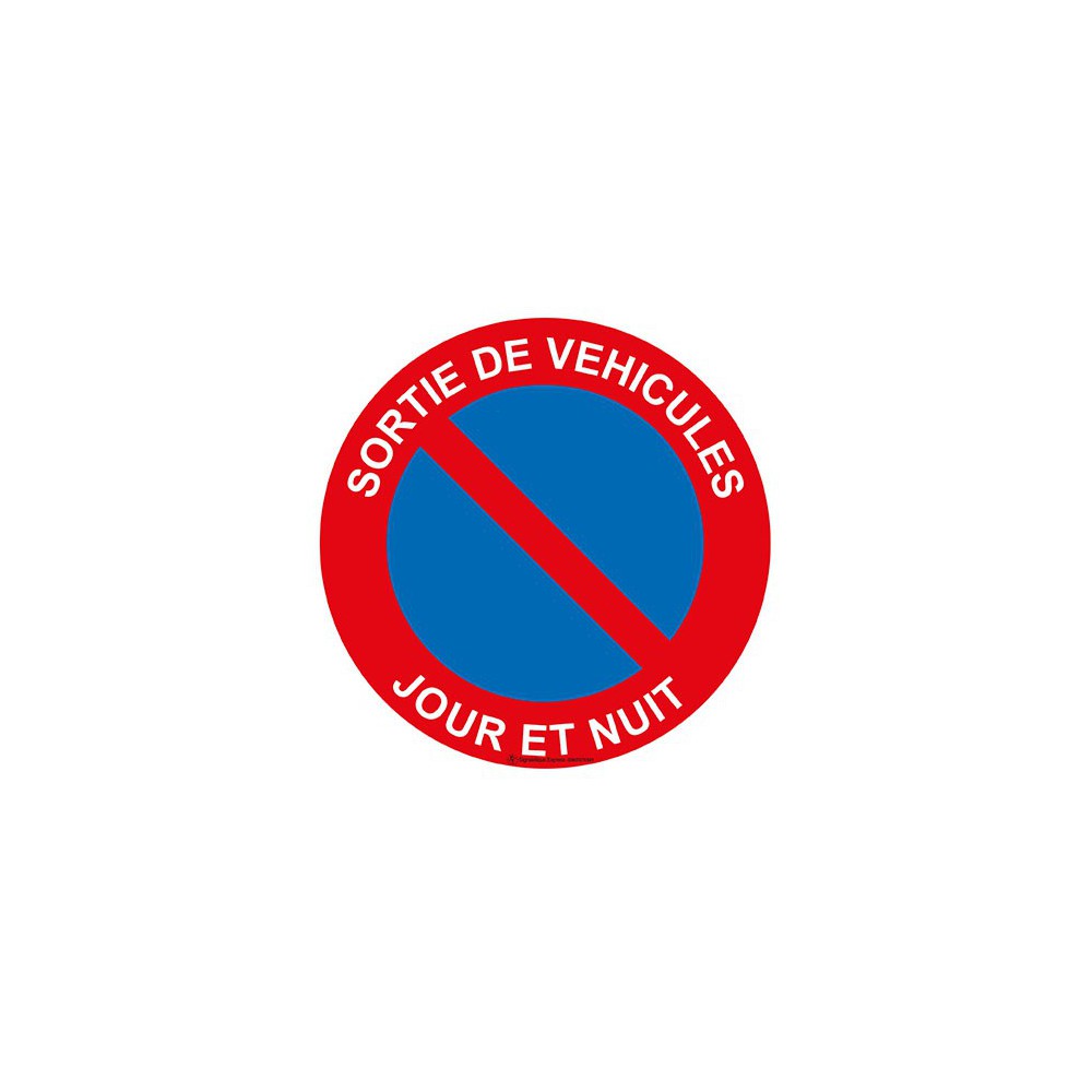 Panneau Sortie de véhicules jour et nuit Panneau Sortie de véhicules jour et nuit