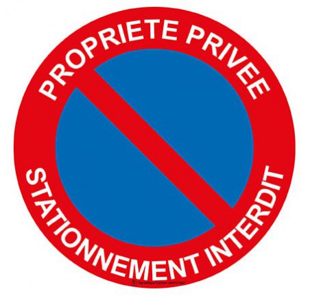 Felexdo Cartello Proprietà Privata - Divieto Di Sosta E Parcheggio Con Paletto Incluso - 30x20 Cm - Segnale Resistente UV E Intemperie