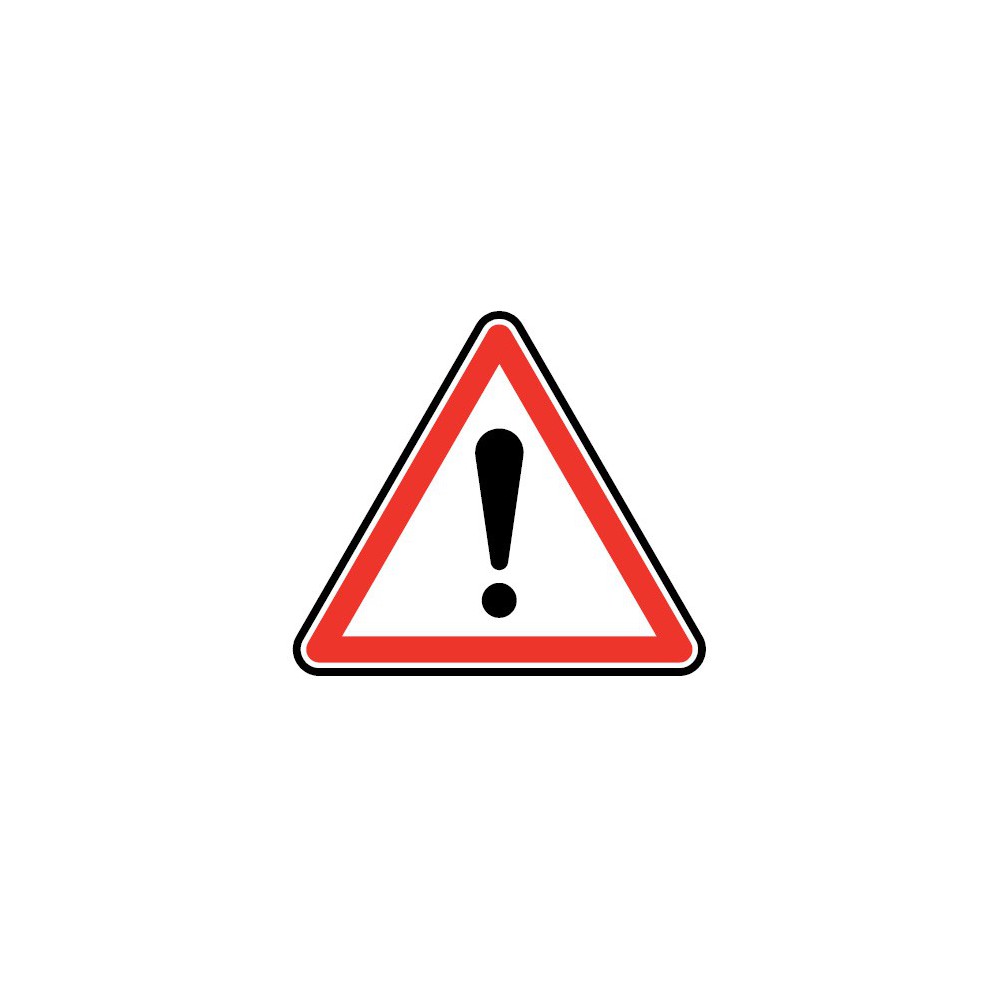 Panneau A14 autres dangers Panneau A14 autres dangers