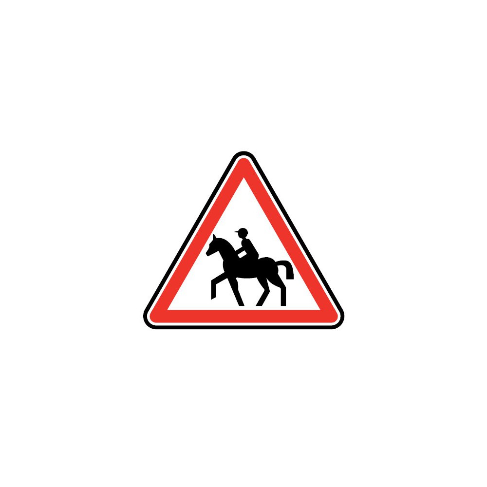Panneau Passage de cavaliers - A15c