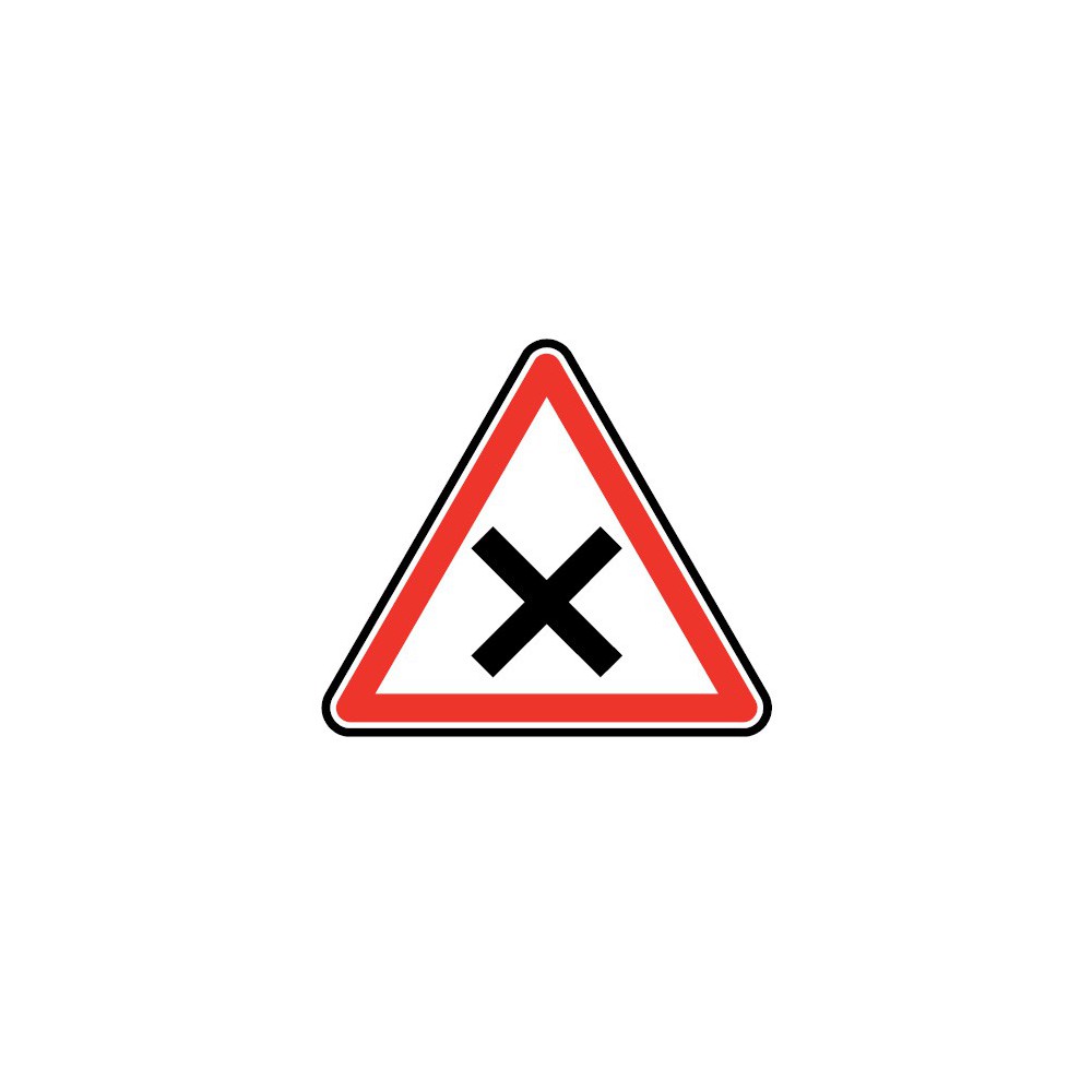 Panneau AB1 intersection où le conducteur est tenu de céder le passage Panneau AB1 intersection où le conducteur est tenu de céder le passage