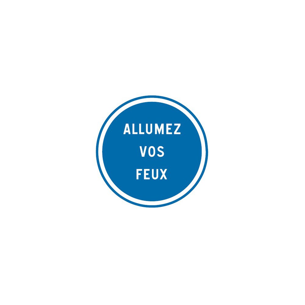 Panneau routier-type B Obligation - B29 autres obligations - Signalétique Express Panneau routier-type B Obligation - B29 autres obligations - Signalétique Express