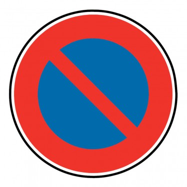 Panneau Stationnement interdit à tous les véhicules - B6a1