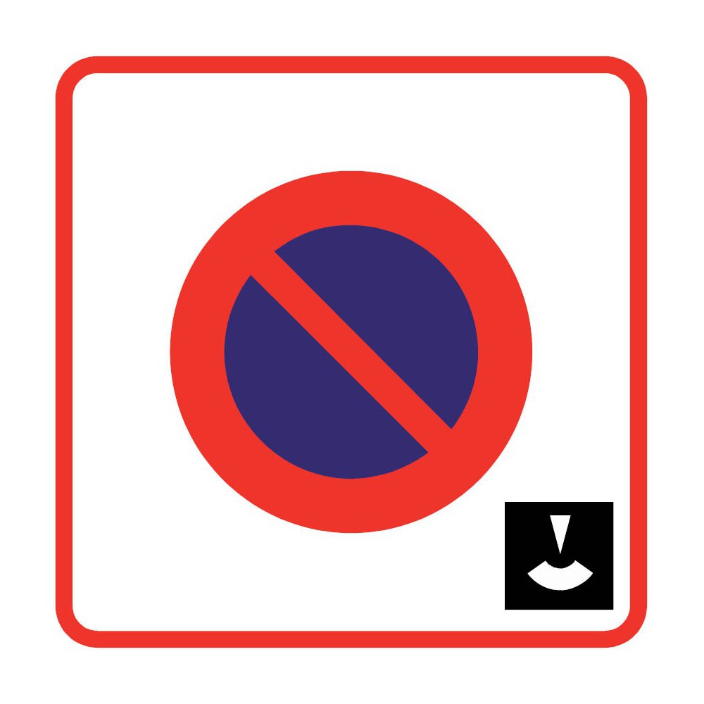 Panneau Zone de stationnement à durée limitée et contrôlé par disque - B6b3 Panneau Zone de stationnement à durée limitée et contrôlé par disque - B6b3