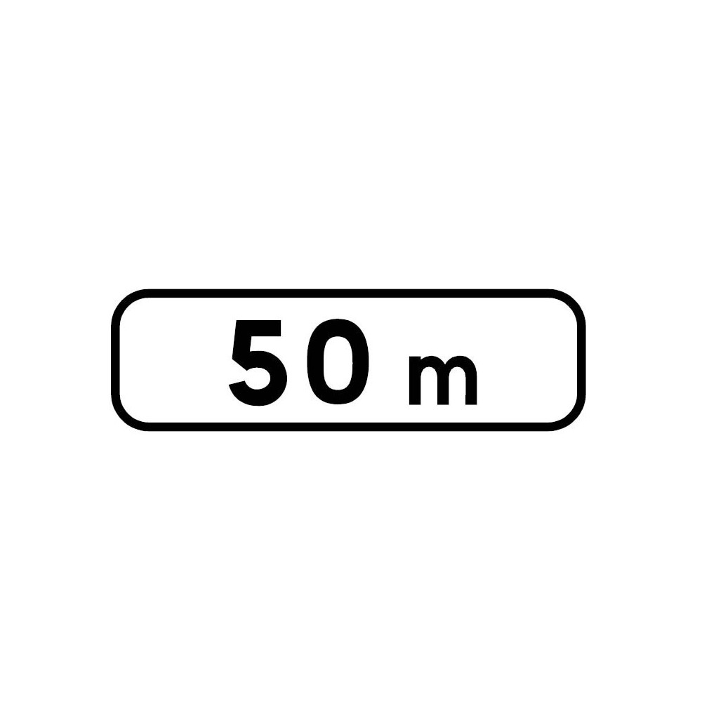 Panonceau Distance personnalisable - M1 Panonceau Distance personnalisable - M1