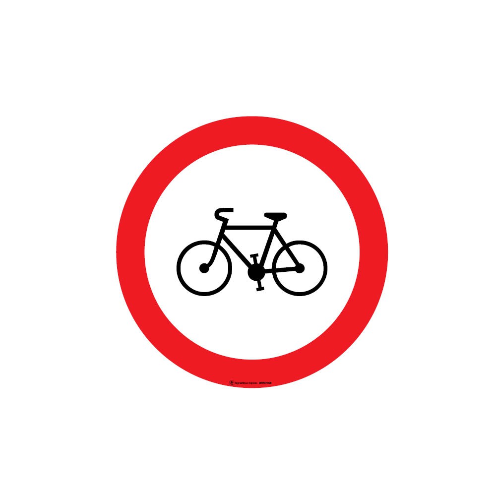 Panneau Interdit aux vélos