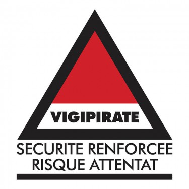 Panneau Vigipirate - Sécurité renforcée risque attentat