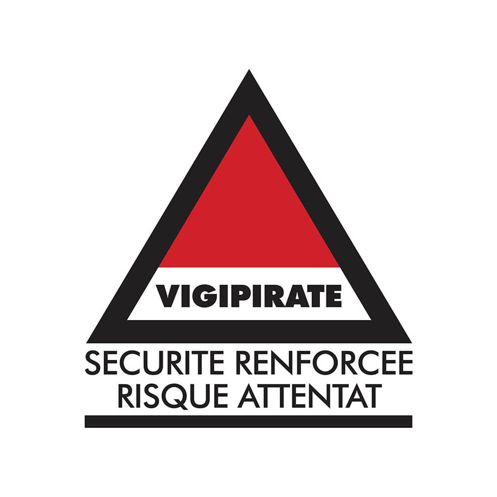 Panneau Vigipirate - Sécurité renforcée risque attentat