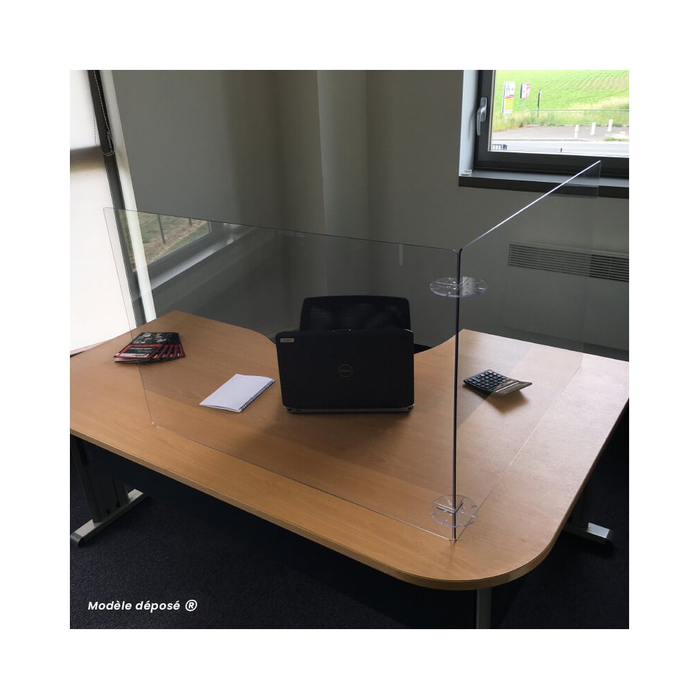 Séparateur de table en plexiglas avec pinces réglables pour restaurant ...