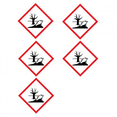 Autocollants Matières dangereuses pour l'environnement SGH09 - Lot de 5