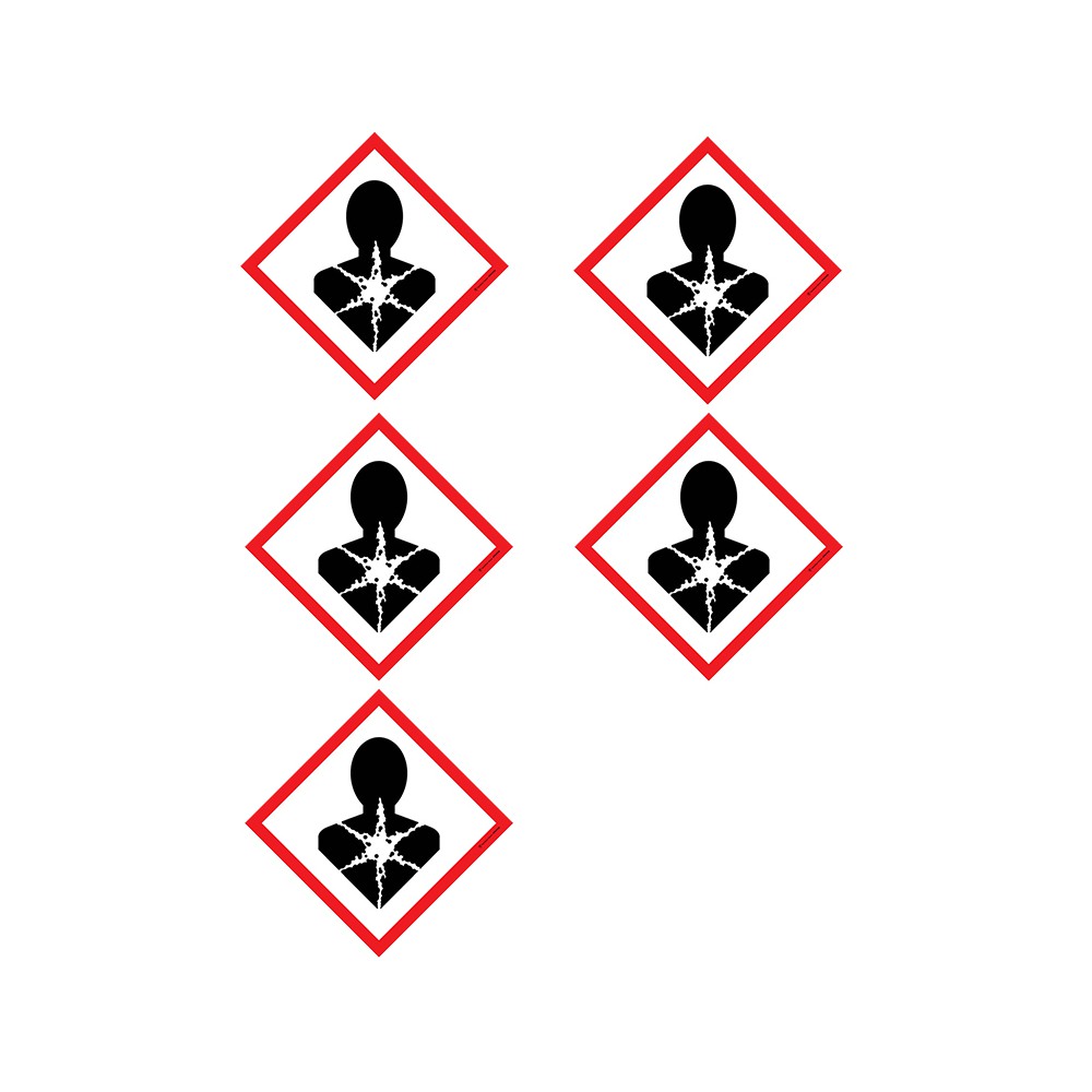 Autocollants Matières à risque important pour la santé SGH08 - Lot de 5 Autocollants Matières à risque important pour la santé SGH08 - Lot de 5