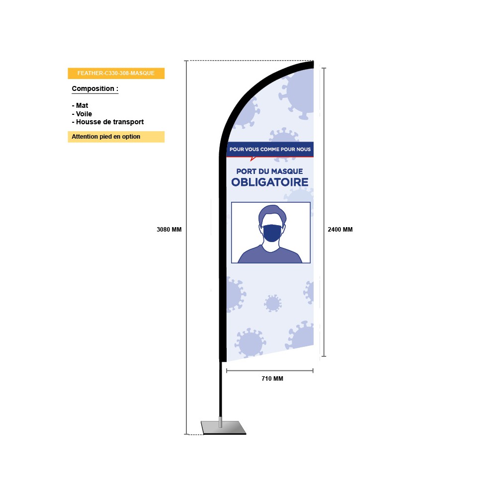 Le Masque Et La Plume 17 Juillet 2022 Affiche Port du masque obligatoire - Décret n°2020-884 du 17 juillet