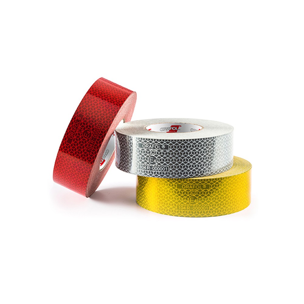 5cm * 45M Bande Réfléchissante Rouleau Remorque Blanc et Rouge Conspicuity  Dot Sfety Warming Tape Réfléchissante pour Véhicule 