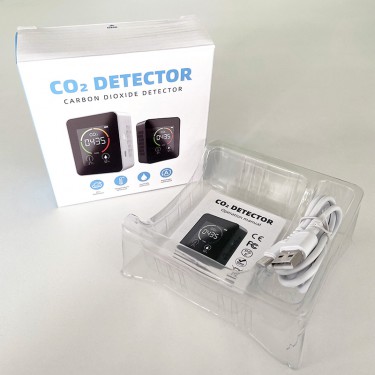 Capteur de CO2 portable NDIR 3 en 1 - Détecteur de qualité de l