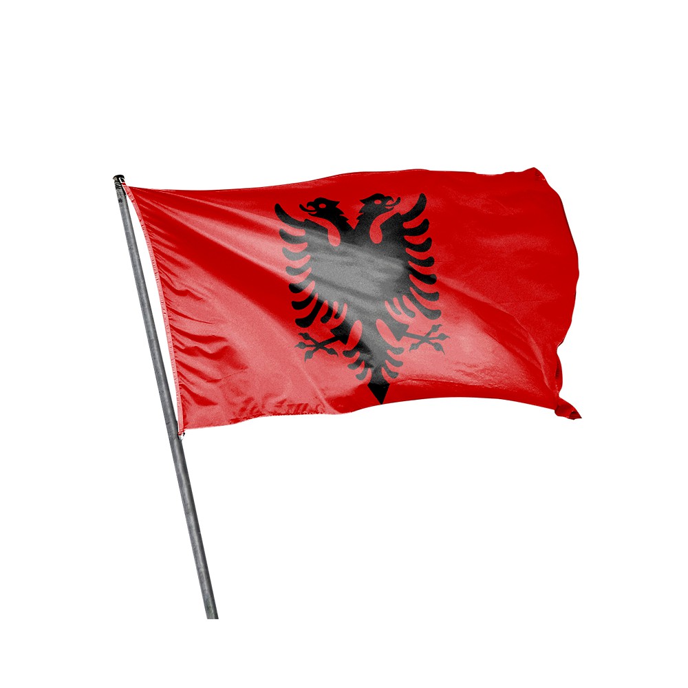 Drapeau de l'Albanie à hisser