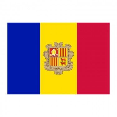 Drapeau de l'Andorre à hisser