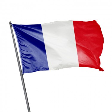 Drapeau de la France à hisser