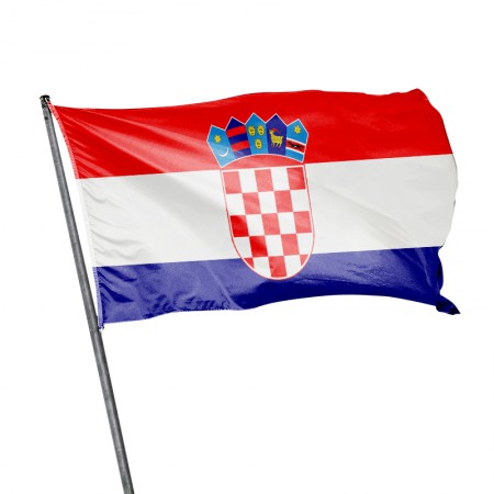 Drapeau Croatie 150x90cm - AZ FLAG - Polyester Léger - Neuf Avec étiquettes