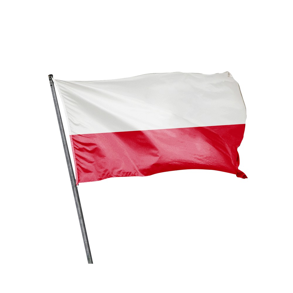 Drapeau de la Pologne à hisser