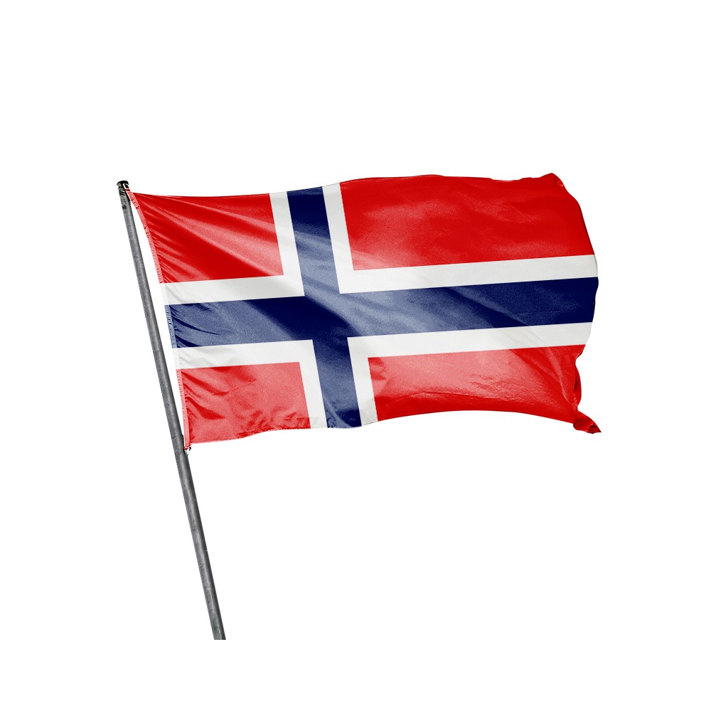 Drapeau de la Norvège à hisser