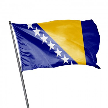 Drapeau de la Bosnie-Herzégovine à hisser