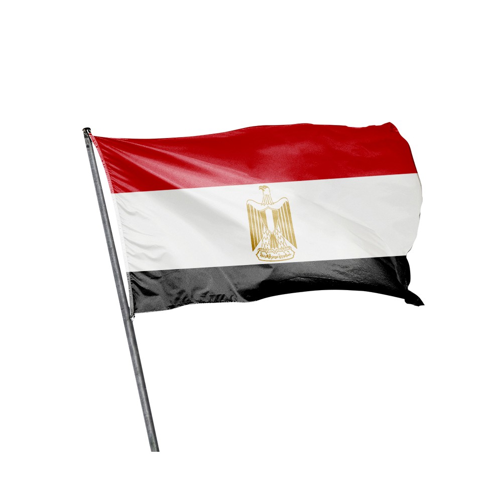 Drapeau de l'Egypte à hisser