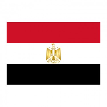 Drapeau de l'Egypte à hisser