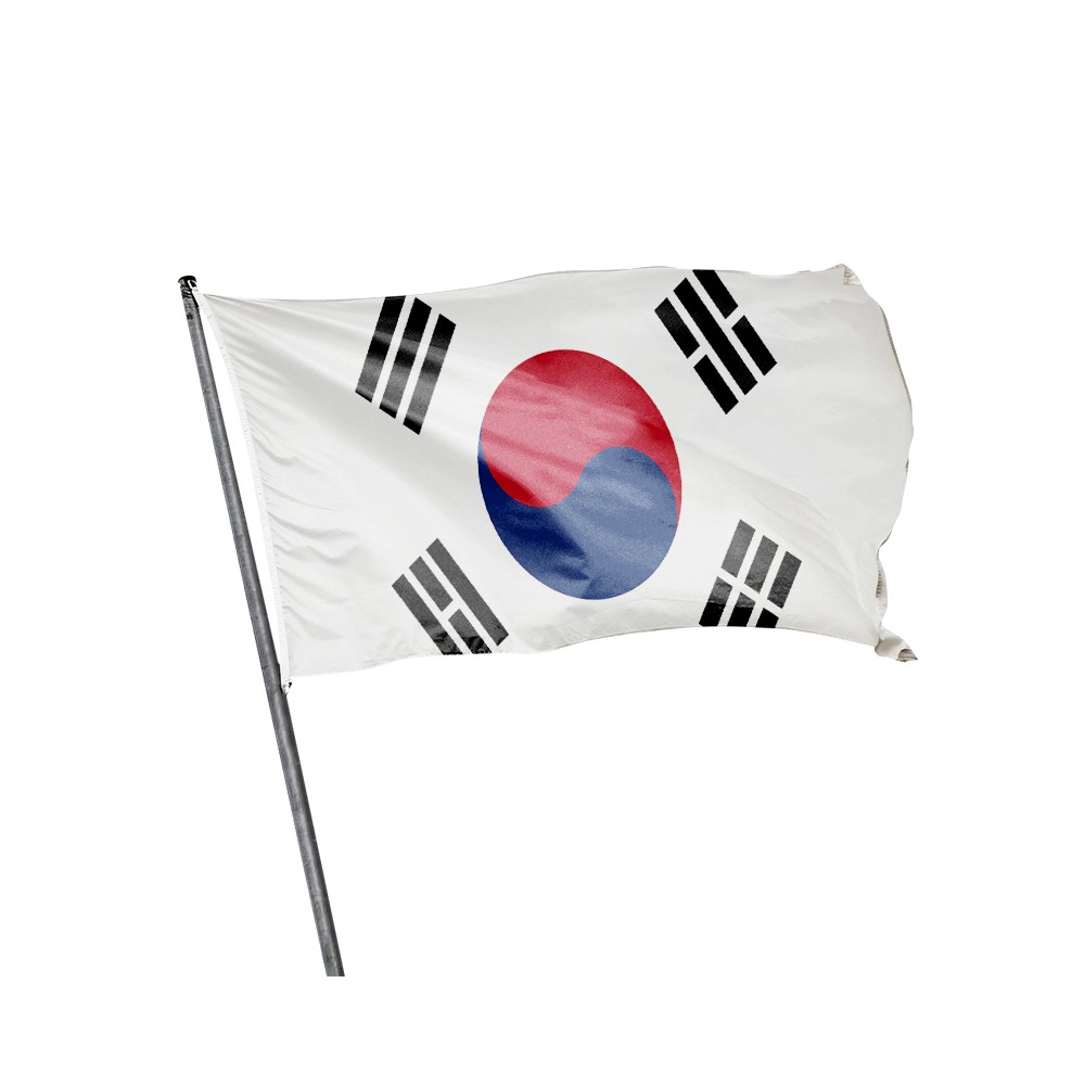 Drapeau de la Corée du Sud à hisser