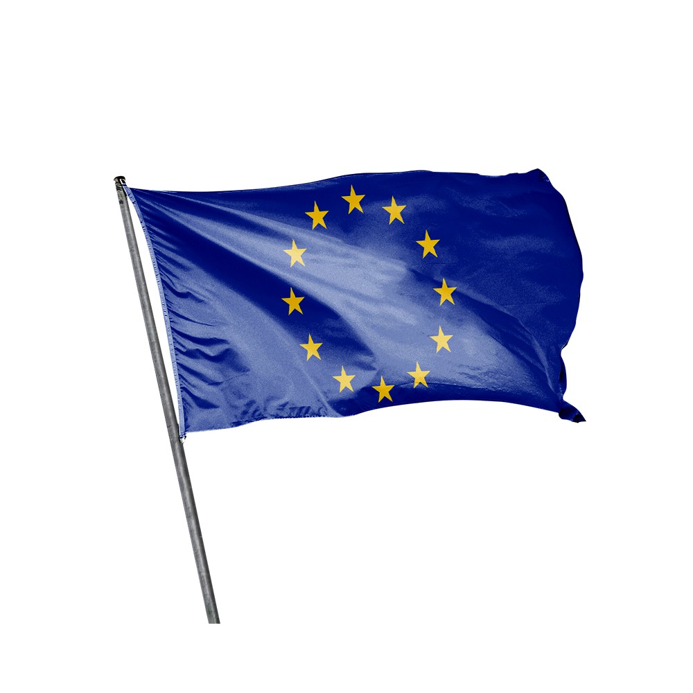 Drapeau de l'Europe à hisser