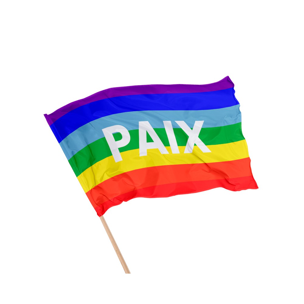 Drapeau de la Paix sur hampe