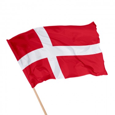 Drapeau du Danemark sur hampe