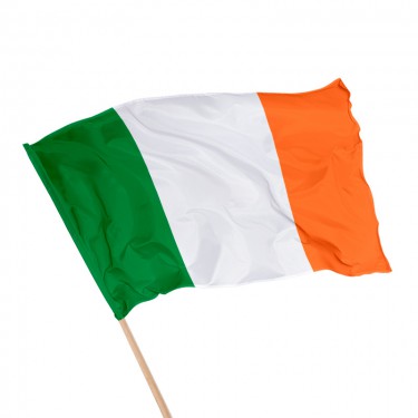 Drapeau de l'Irlande sur hampe