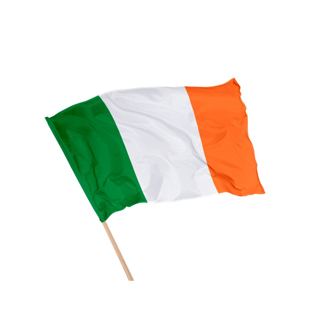 Drapeau de l'Irlande sur hampe