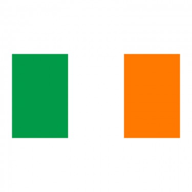 Drapeau de l'Irlande sur hampe