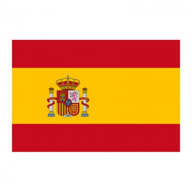 Drapeau de l'Espagne sur hampe