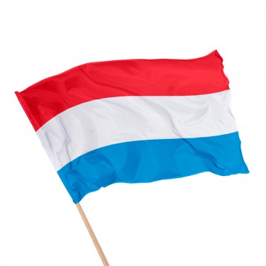 Drapeau du Luxembourg sur hampe