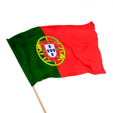 Drapeau du Portugal sur hampe