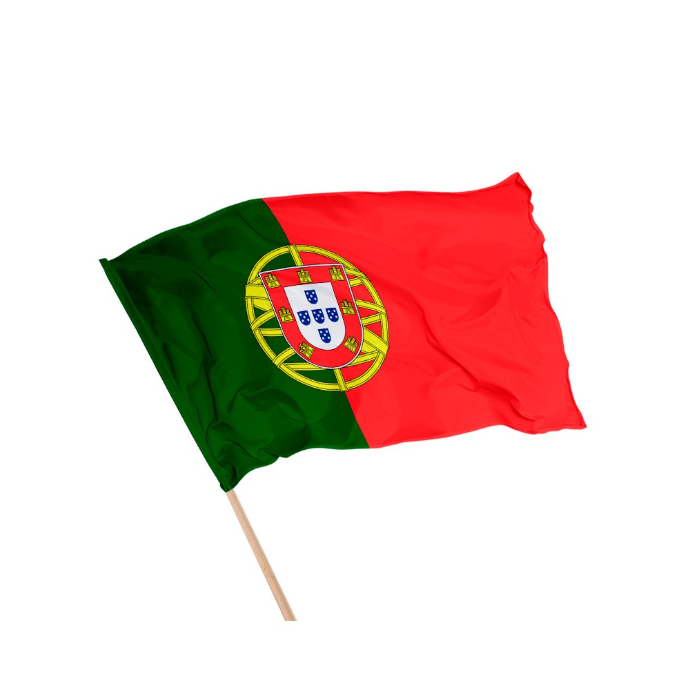 Drapeau du Portugal sur hampe