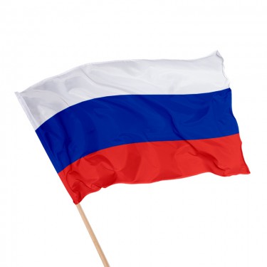 Drapeau de la Russie sur hampe