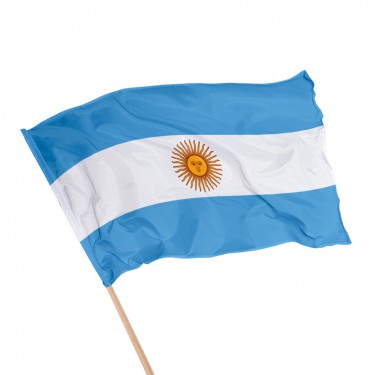 Drapeau de l'Argentine sur hampe