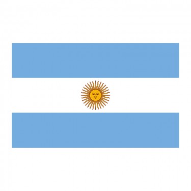 Drapeau de l'Argentine sur hampe