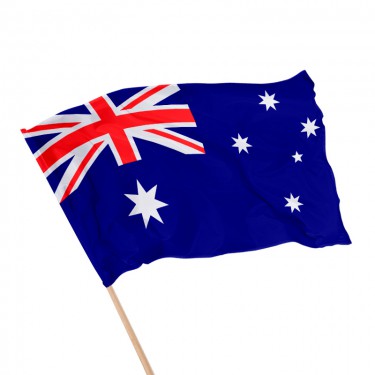 Drapeau de l'Australie sur hampe