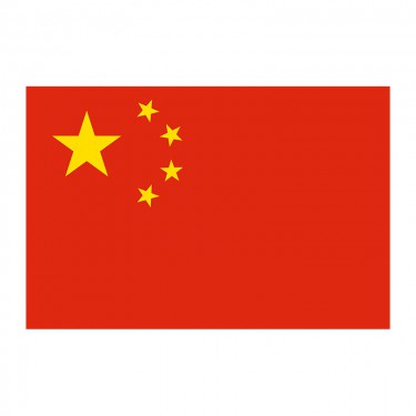 Drapeau de la Chine sur hampe