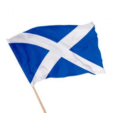 Drapeau de l'Ecosse sur hampe