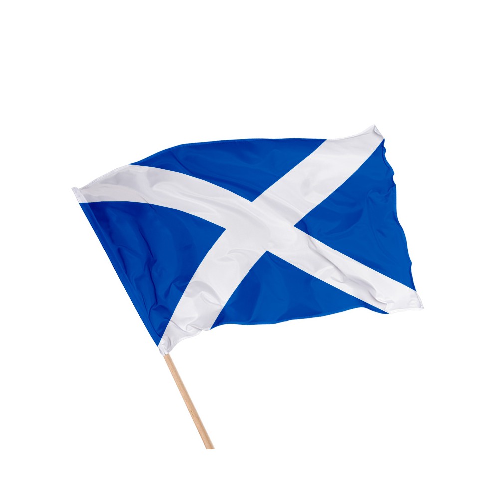 Drapeau de l'Ecosse sur hampe