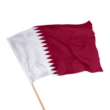Drapeau du Qatar sur hampe